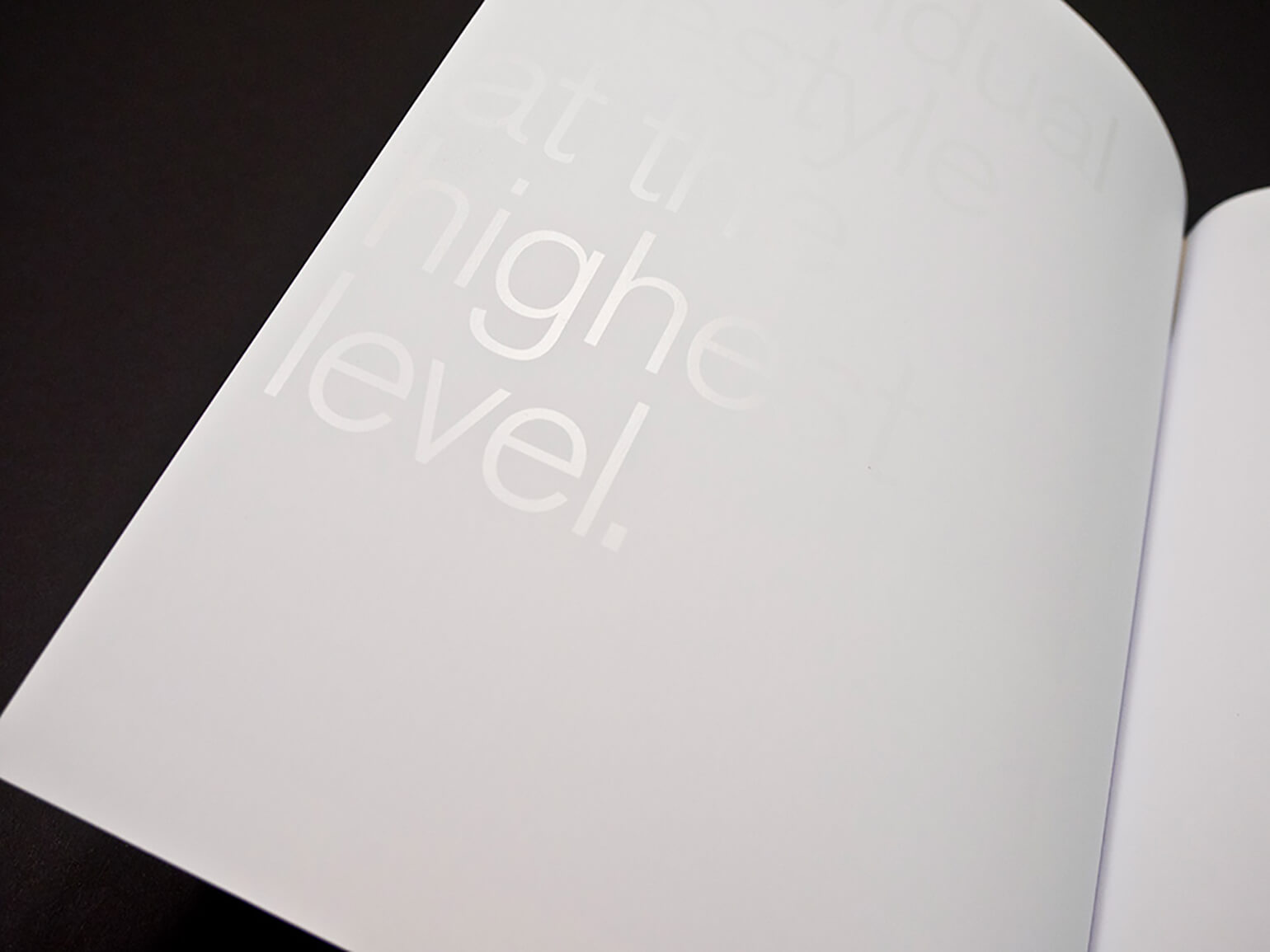 Roomers Brandbook Druckveredelung